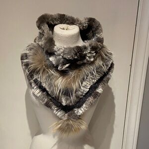 Furlux Quebec Designer Fur Cowl Neck Scarf